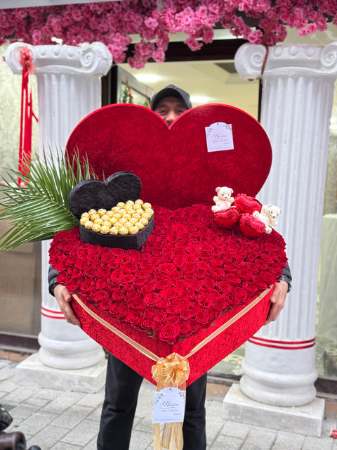 75 CM DEV KALP KUTU — VIP AŞK TASARIMI