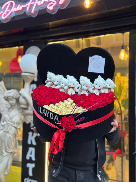 HEART ROSE CHOCOLATE MIX 😍