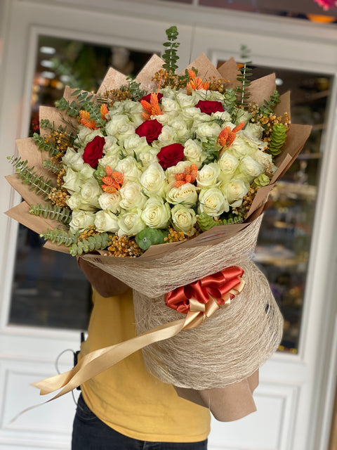 RÜZGAR AŞKI BEYAZ İTHAL GÜL 🤍