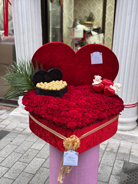 75 CM DEV KALP KUTU — VIP AŞK TASARIMI