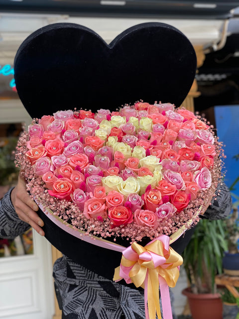 PASTEL BOX IMPORTED ROSE 👒