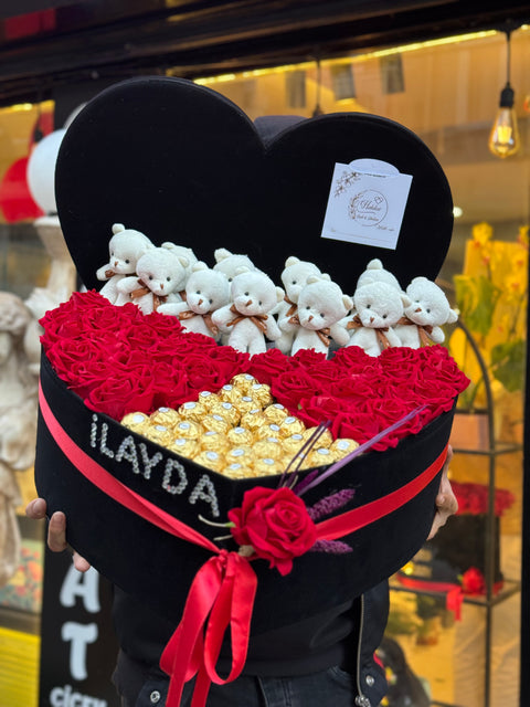 HEART ROSE CHOCOLATE MIX 😍