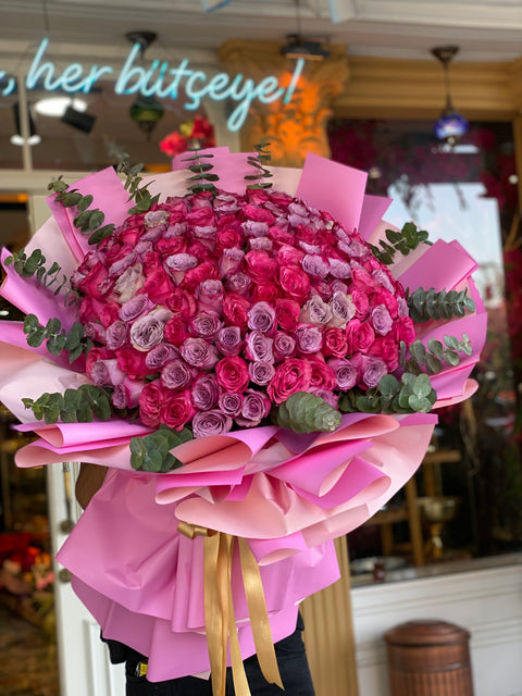 101 LILAC ROSES 💞