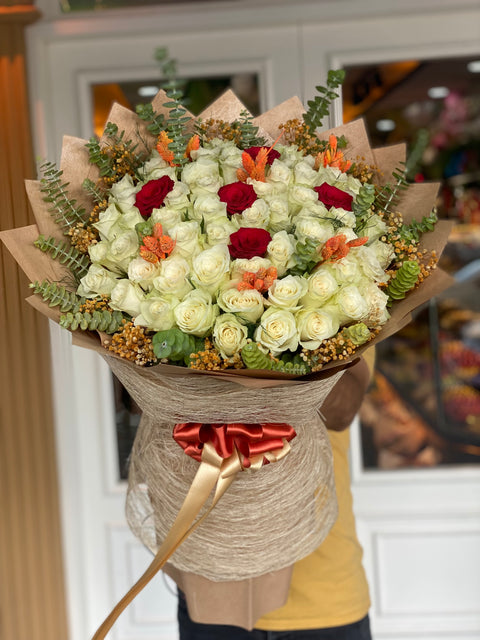 RÜZGAR AŞKI BEYAZ İTHAL GÜL 🤍