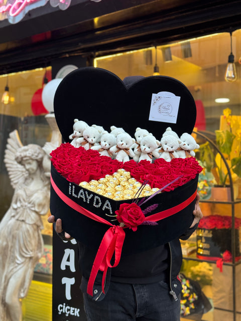 HEART ROSE CHOCOLATE MIX 😍