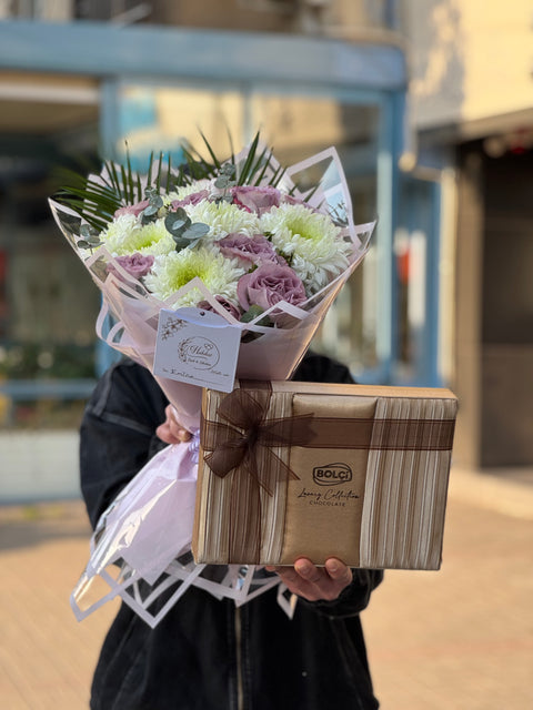 ÇİÇEK ÇİKOLATA BİR ARADA 🍫