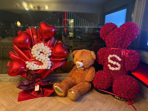 AŞKIN EN GÖRKEMLİ HEDİYE SETİ ❤️🌹🧸 3 Ü BİR ARADA