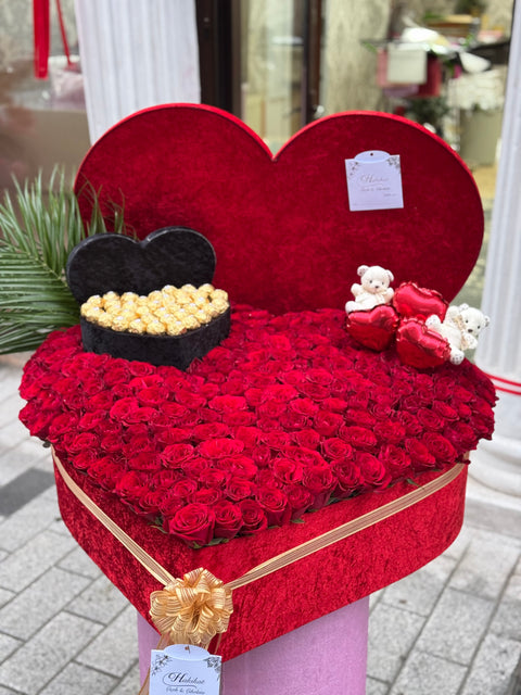 75 CM DEV KALP KUTU — VIP AŞK TASARIMI