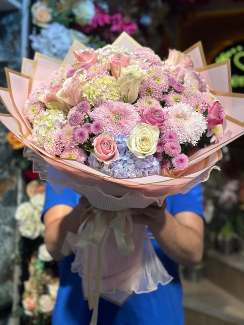 ELMAS DETAYLI PEMBE SÜRPRİZ💕