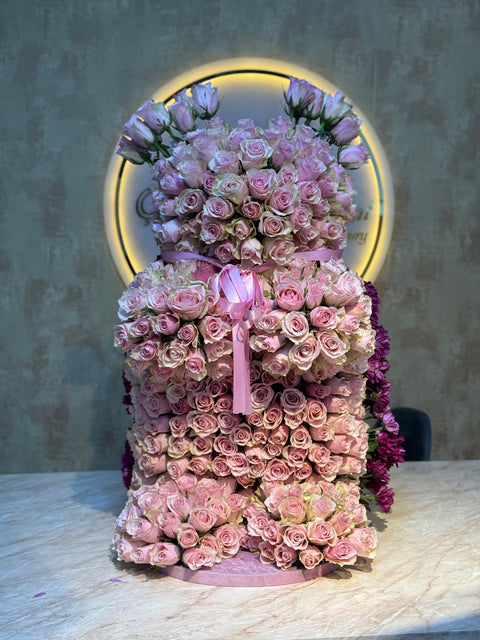 💖 GÜL AYICIK TASARIMI LÜKS KUTU 💖 500 ADET CANLI GÜL