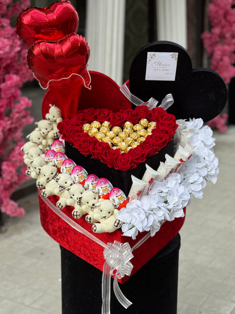 Aşk Dolu Çikolata Gül Kutusu ❣️