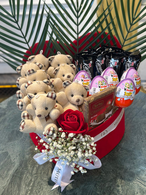 Kinder süpriz yumurta ayıcık kutu