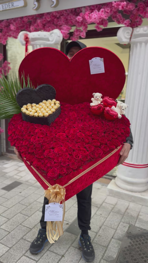 75 CM DEV KALP KUTU — VIP AŞK TASARIMI